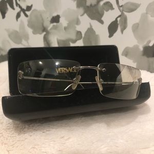 Versace vintage rimless sunglasses
